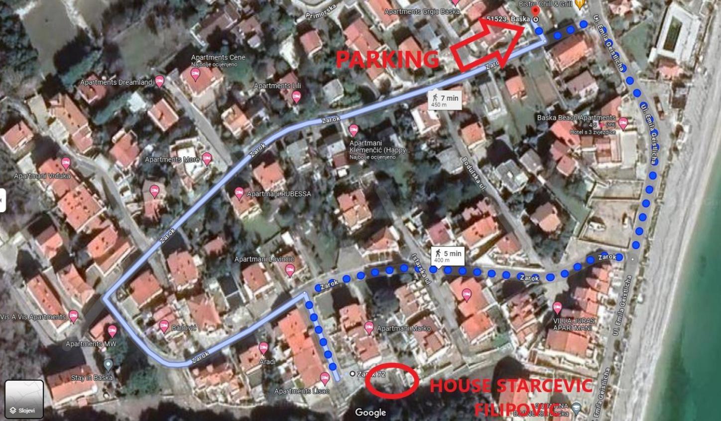 Apartment Starcevic Filipovic Baska  Ngoại thất bức ảnh